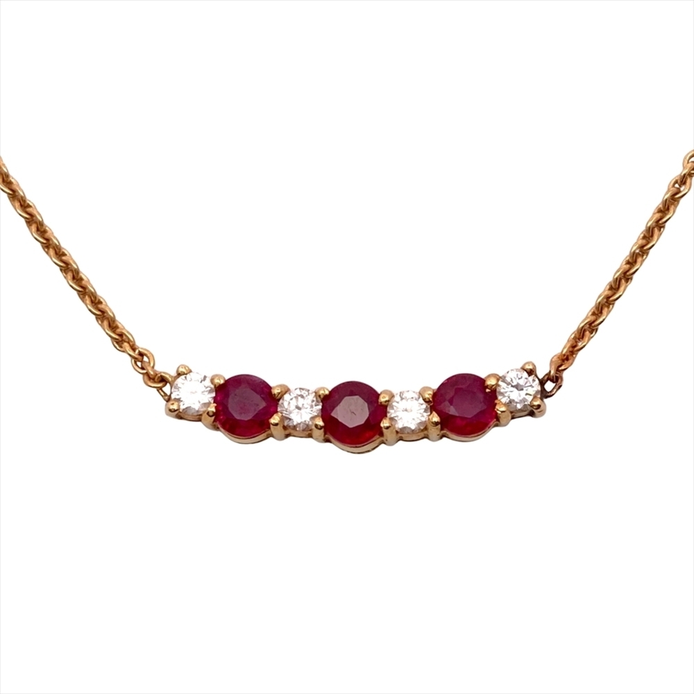 TIFFANY & CO. 18k Gold Diamond Necklace